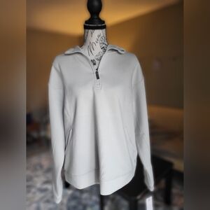 Apana White Pullover Yoga Hoodie NWT